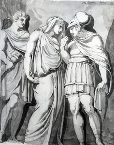 Zethos, Antiope and Amphion by Johann Heinrich Füssli